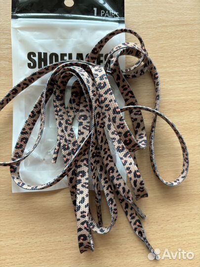 Анималистичные шнурки-украшения для обуви