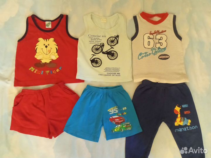 Вещи пакетом для мальчика на 9-12 мес (1год)