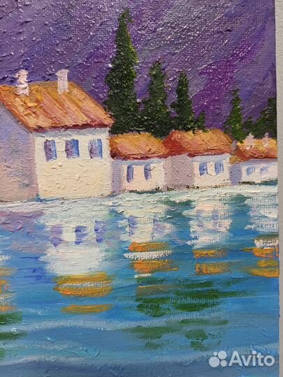 Картина маслом на холсте 30х30