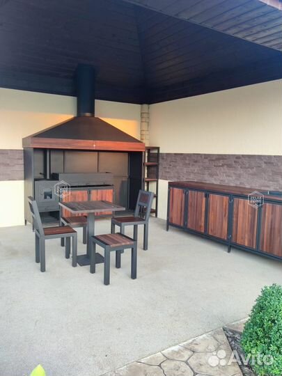 Мангальный комплекс, мангал, казан, гриль, печь