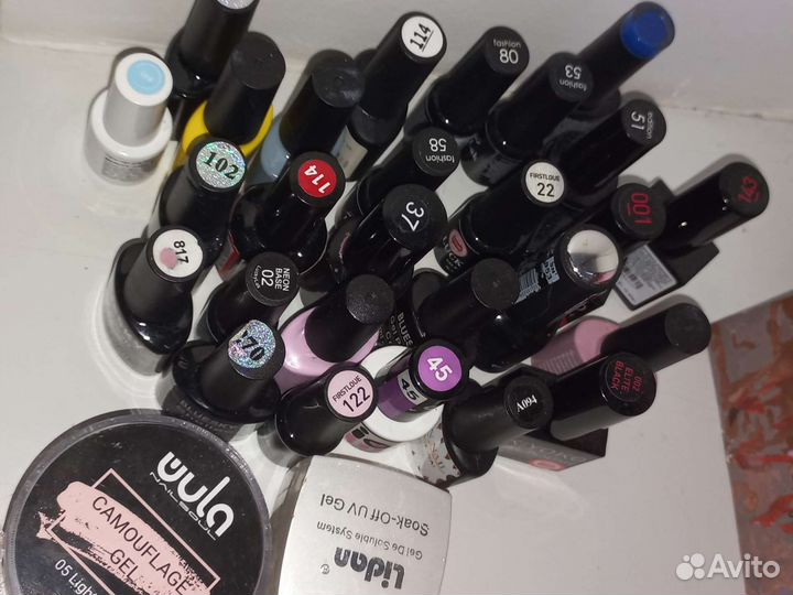 Набор гель лаков бу