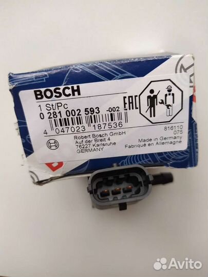 Датчик давления наддува bosch