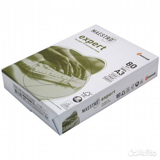 Бумага А3 Maestro Expert А3, 80г/м2, класса А