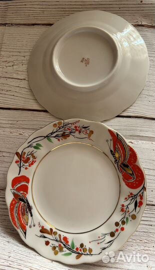 Лфз винтаж Тарелка пирожковая