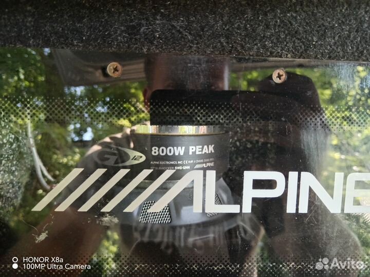 Активный сабвуфер alpine