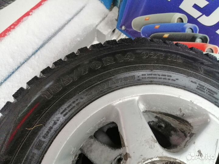 Колёса зимней резиной R14 5x100, 51143