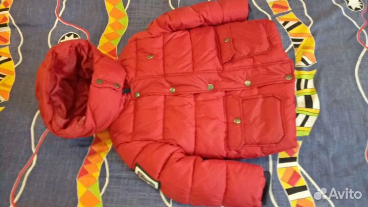 Куртка пуховик Gulliver зима, р. 98-104