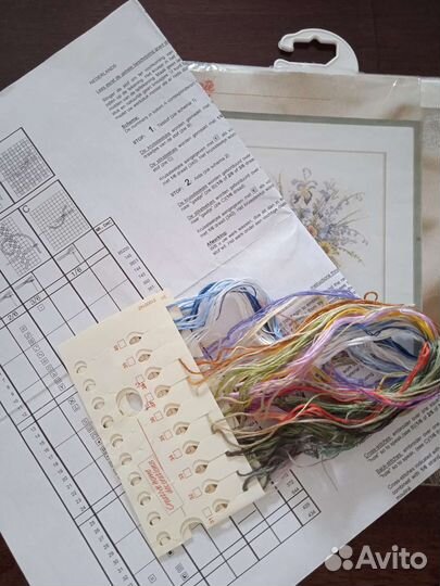 Остатки набора д/вышивания Lanarte