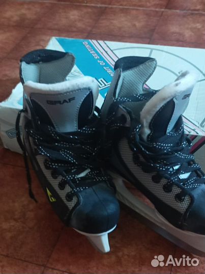 Коньки хоккейные детские 32 размер Graf