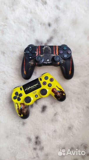 Джойстик DualShock 4 для PS4 с принтом