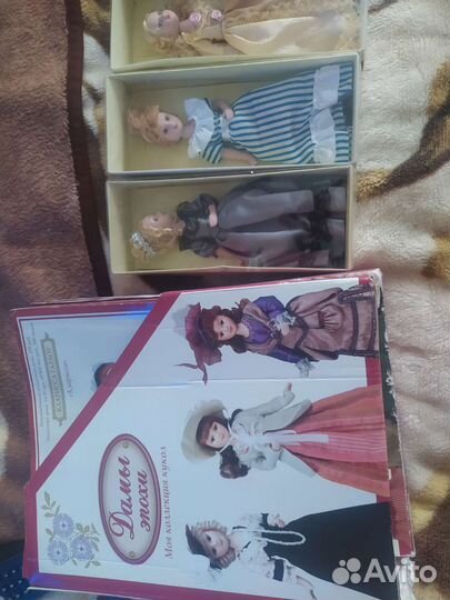 Фарфоровые куклы дамы эпохи