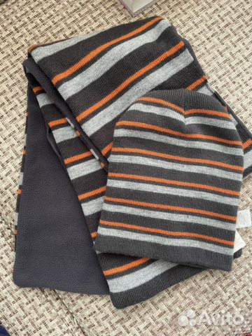 Комплект шапка и шарф для мальчика