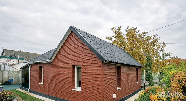 Фасадные панели Стоун Хаус графитовый код 538