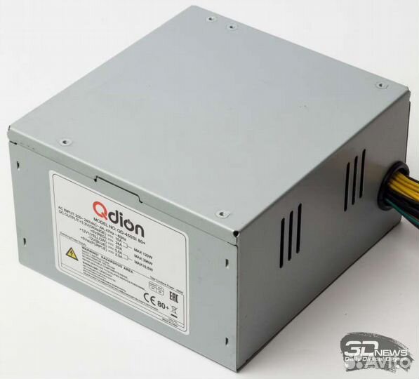 Новый блок питания Qdion QD-450PNR 80+ 450W
