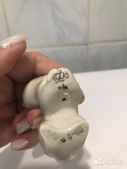 Фарфоровая статуэтка Бурундук. лфз