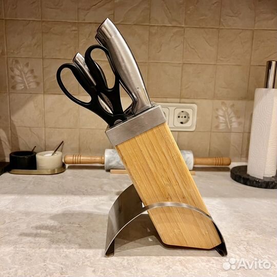 Набор ножей Gipfel с подставкой