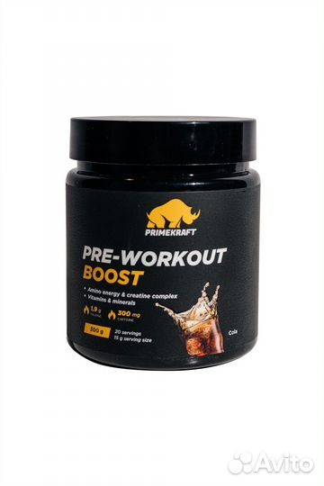Предтренировочный комплекс Prime Kraft PRE-workout