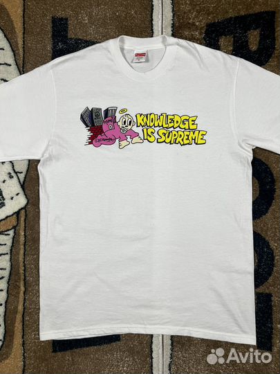 Футболка Supreme Knowledge White