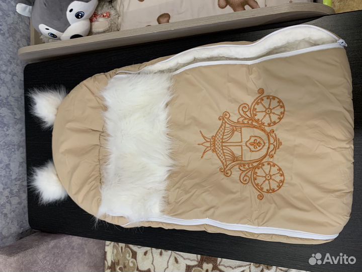Конверт зимний на овчине