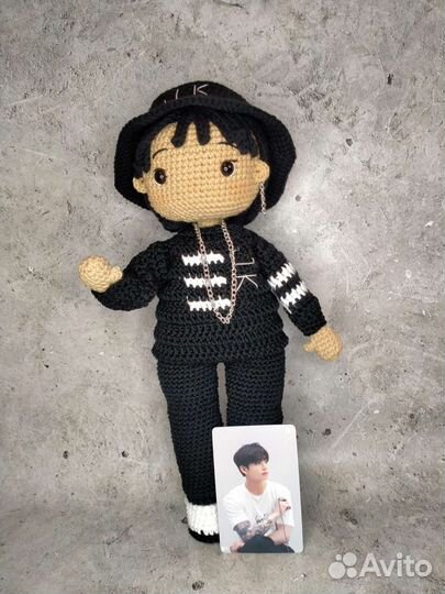 Вязаная кукла Чонгук BTS