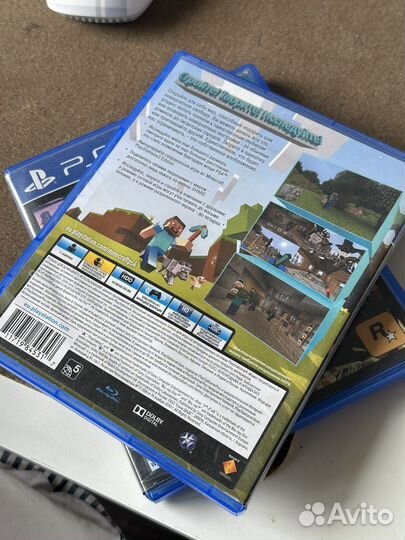 Диск minecraft для приставки ps4