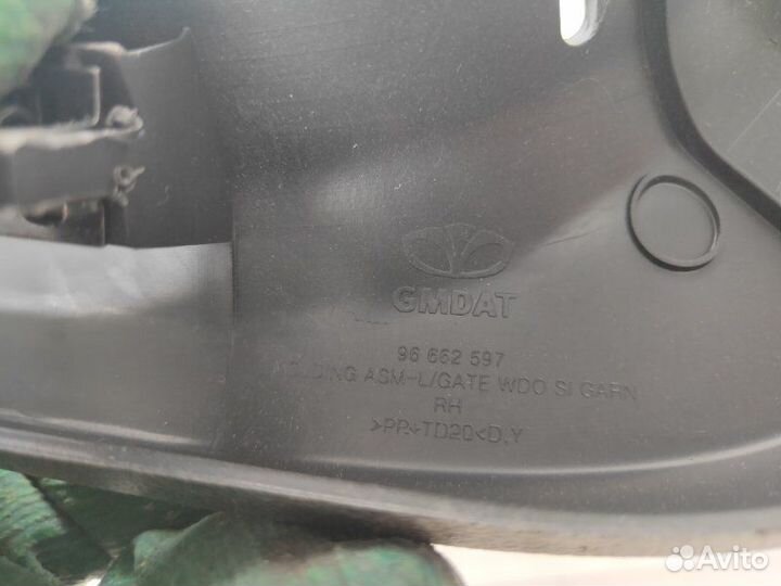 Обшивка двери багажника правая Opel Antara 2007