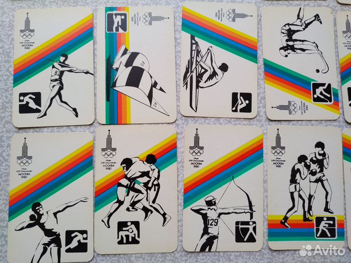 Календарики Олимпиада 80