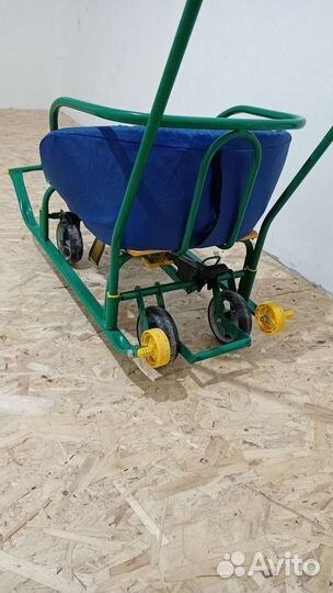 Детские санки с колесами