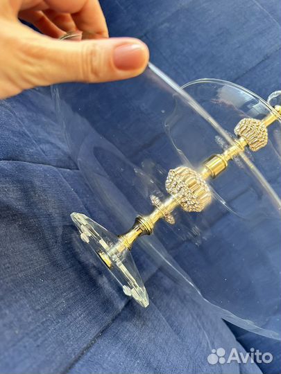 Блюдо 2-х ярусная claret