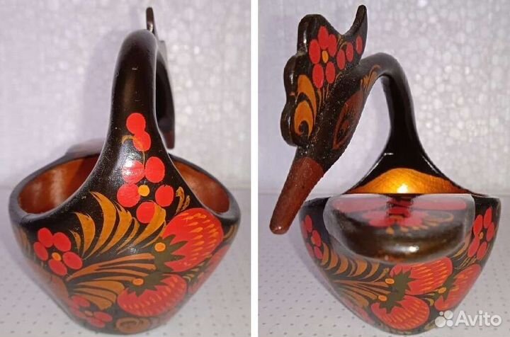 Солонка Хохлома СССР