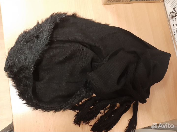 Капор- шарф женский