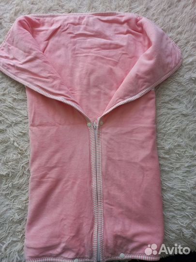 Велюровое покрывало конверт