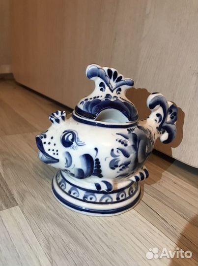 Сахарница гжель