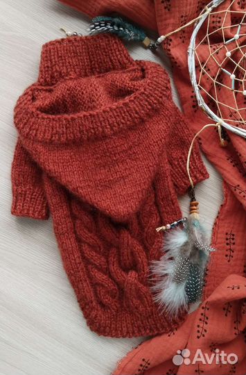 Вязаная одежда для собак, новая