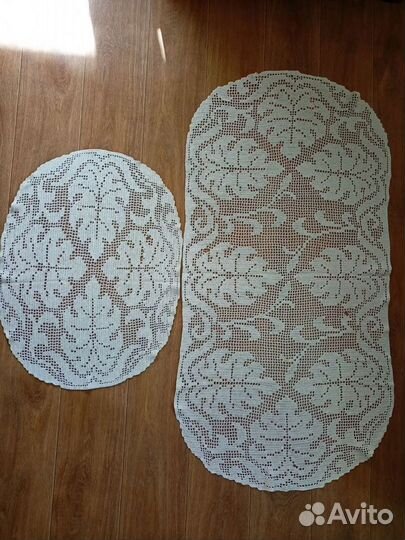 Салфетки, скатерти вязаные