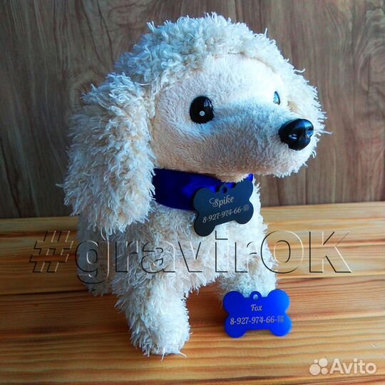 Адресьник - жетон для собак