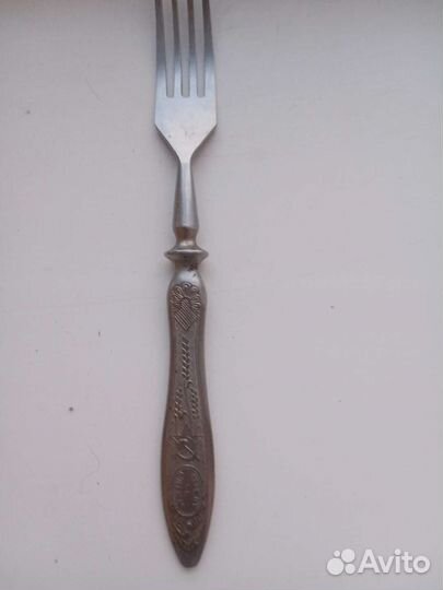 Вилка винтаж нерж ст 53г