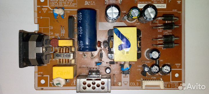 Плата блока питания монитора Samsung