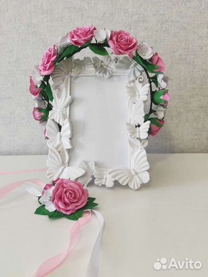 Ободок-венок и браслет