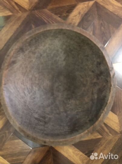 Блюдо старинное греческое деревянное