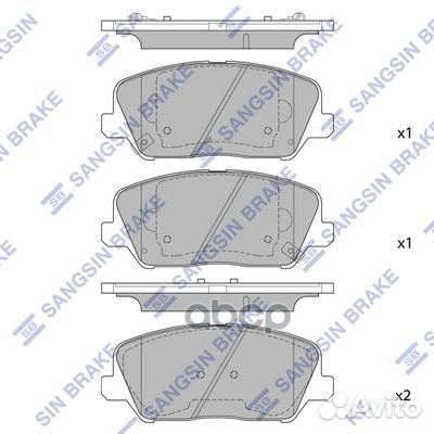 Колодки тормозные hyundai i30/elantra 11/ceed