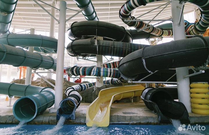 Горки для акварарка, аквагорки