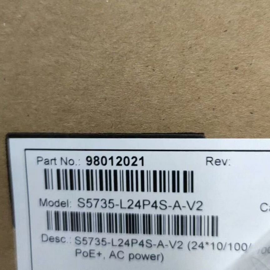 [S5735-L24P4S-A-V2] Коммутатор Huawei С Ac Бп S5735-L24p4s-A-V2