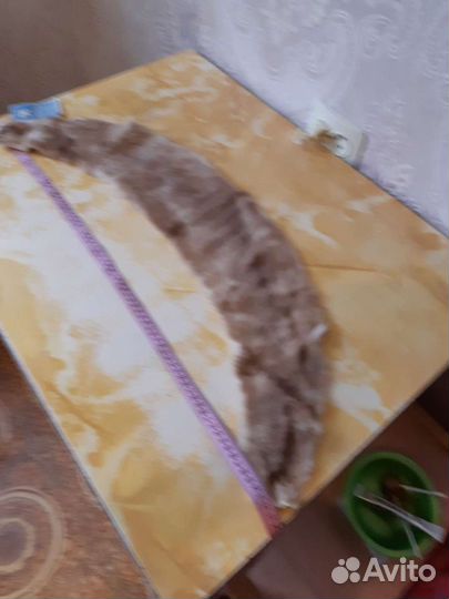 Меховой воротник норка