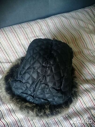 Шапка кролик натуральный стеганая