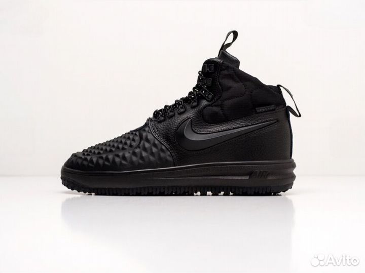 Nike Lunar Force 1 Duckboot Black с Мехом