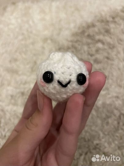 Вязаная игрушка хинкали