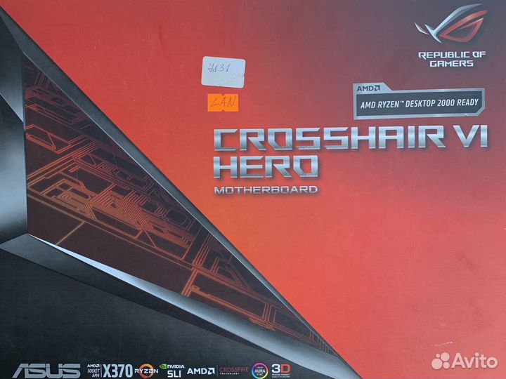 Материнская плата асус x370