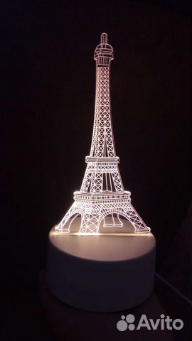 Новый светильник Эйфелева башня