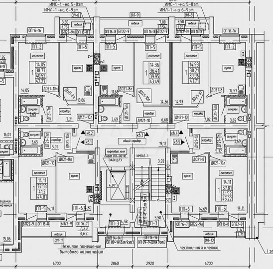1-к. квартира, 42,3 м², 5/9 эт.